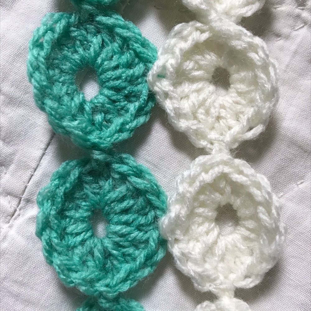 Crocheted Circles Scarf - Picture 4 of 4